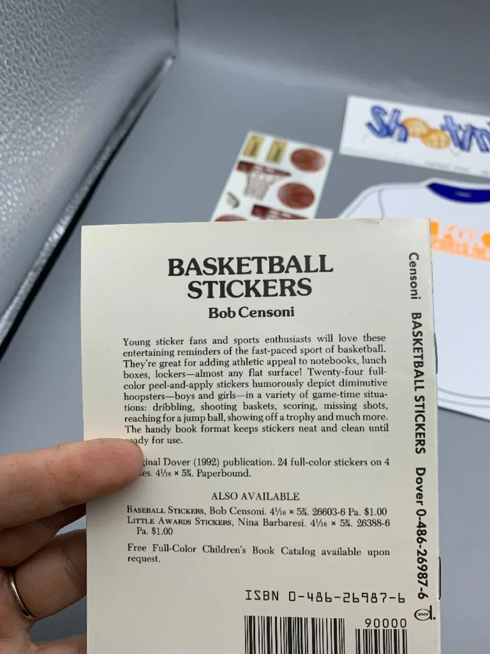 Assortment of Scrapbooking Paper-Stickers-Page Filler Shapes Basketball Themed